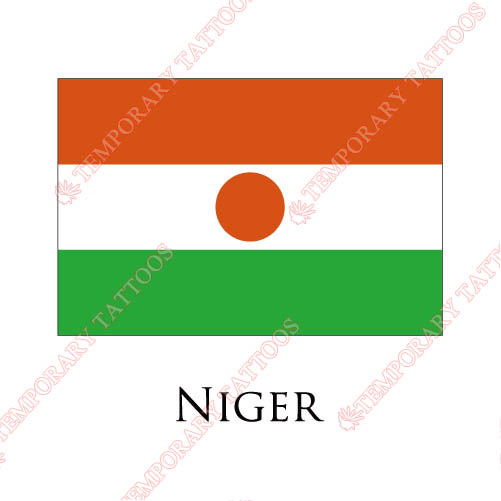 Niger flag Customize Temporary Tattoos Stickers NO.1944